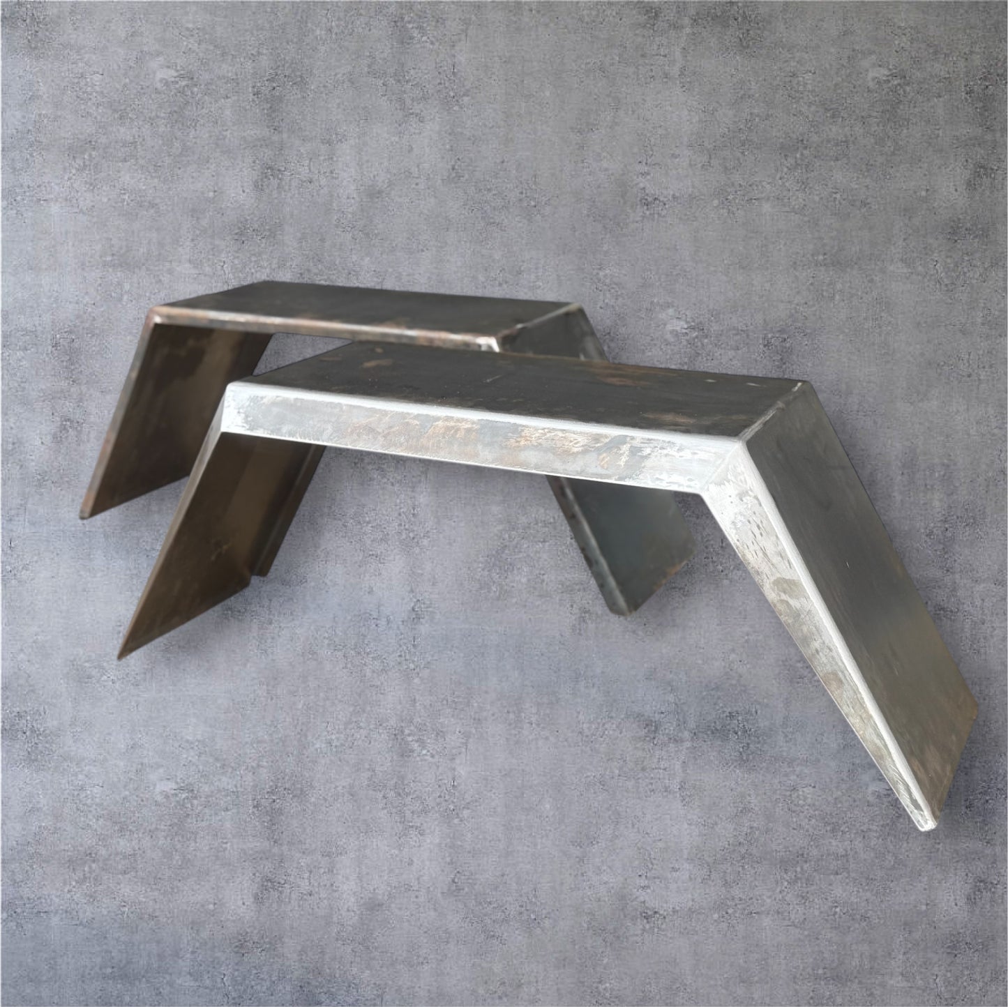 Symmetrical Single - Tapered 2mm mild steel mudguards