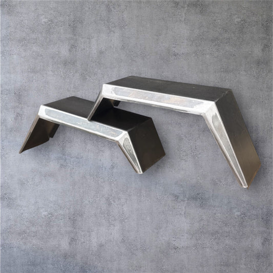 Double - Tapered 2mm mild steel mudguards