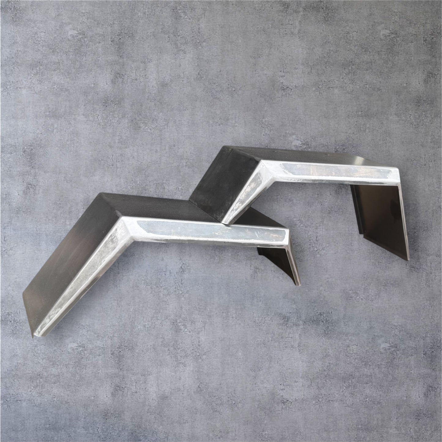 Double - Tapered 2mm mild steel mudguards