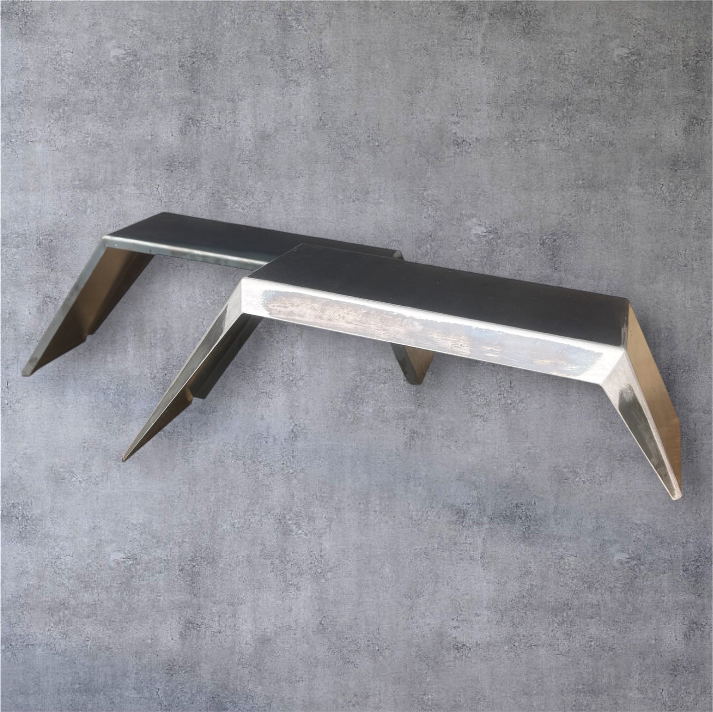 Single - Tapered 2mm mild steel mudguards