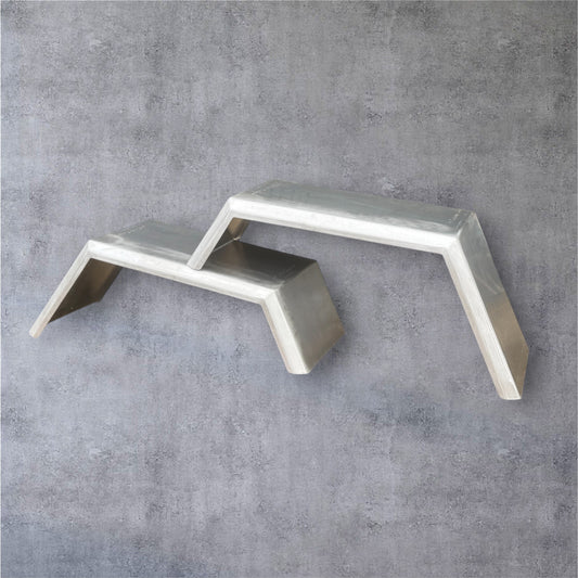 Duel flared 3mm Aluminium mudguards